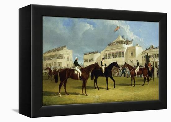 Preparing to Start for the Emperor of Russia's Cup at Ascot, 1845-John Frederick Herring I-Framed Premier Image Canvas