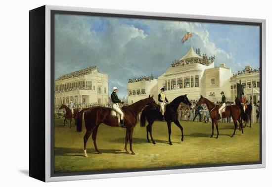 Preparing to Start for the Emperor of Russia's Cup at Ascot, 1845-John Frederick Herring I-Framed Premier Image Canvas