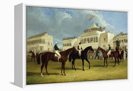 Preparing to Start for the Emperor of Russia's Cup at Ascot, 1845-John Frederick Herring I-Framed Premier Image Canvas