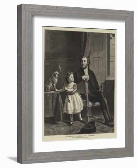 Preparing to Summon the Commons-James Archer-Framed Giclee Print