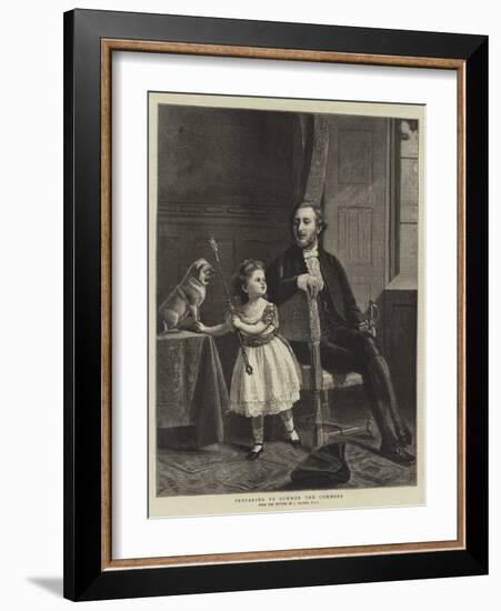 Preparing to Summon the Commons-James Archer-Framed Giclee Print