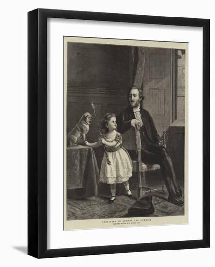 Preparing to Summon the Commons-James Archer-Framed Giclee Print