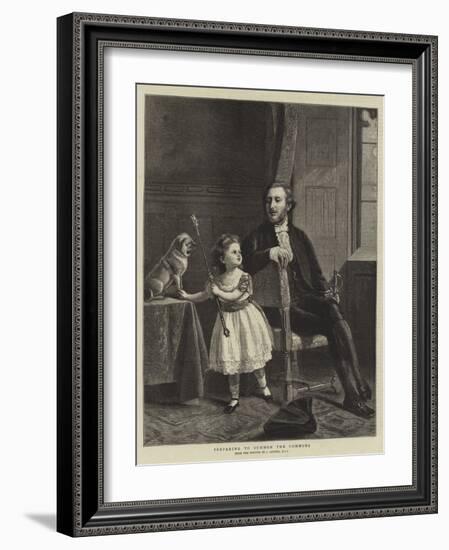 Preparing to Summon the Commons-James Archer-Framed Giclee Print