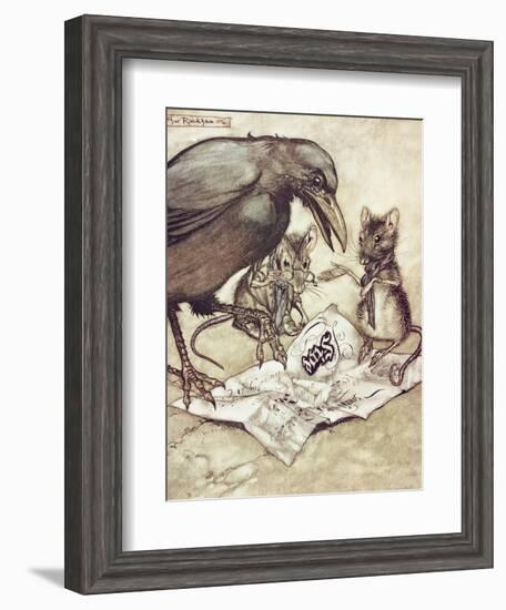 Preposterous!" Cried Solomon in a Rage"-Arthur Rackham-Framed Giclee Print