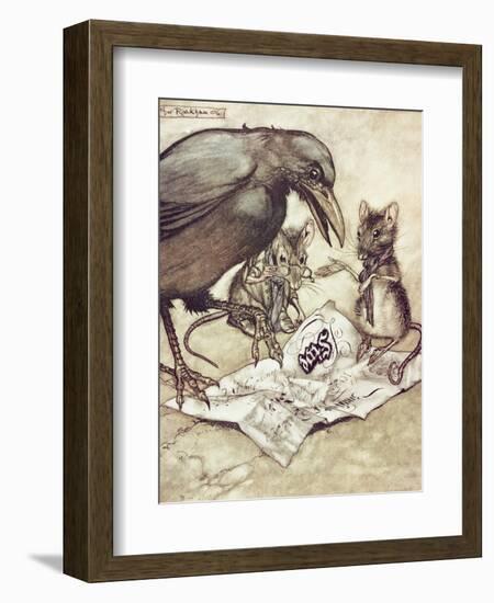 Preposterous!" Cried Solomon in a Rage"-Arthur Rackham-Framed Giclee Print