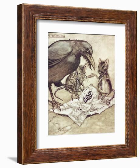 Preposterous!" Cried Solomon in a Rage"-Arthur Rackham-Framed Giclee Print