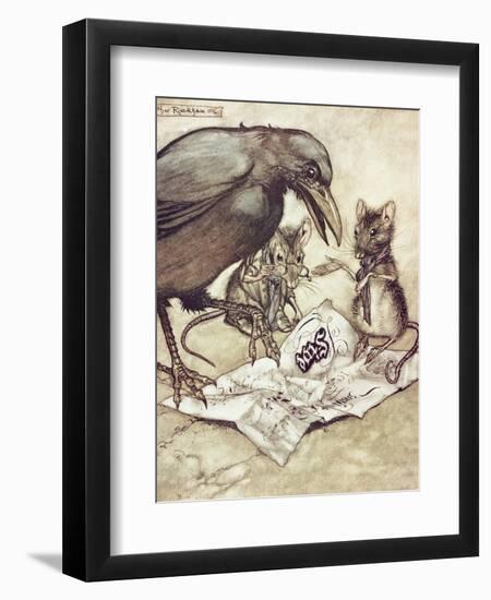 Preposterous!" Cried Solomon in a Rage"-Arthur Rackham-Framed Giclee Print