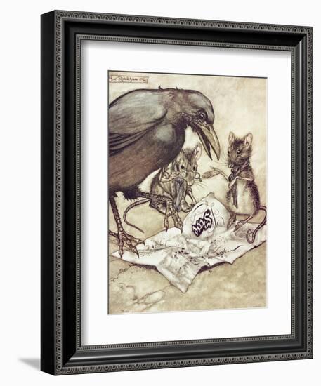 Preposterous!" Cried Solomon in a Rage"-Arthur Rackham-Framed Giclee Print