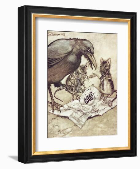 Preposterous!" Cried Solomon in a Rage"-Arthur Rackham-Framed Giclee Print