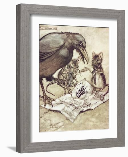 Preposterous!" Cried Solomon in a Rage"-Arthur Rackham-Framed Giclee Print