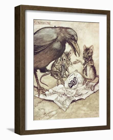 Preposterous!" Cried Solomon in a Rage"-Arthur Rackham-Framed Giclee Print