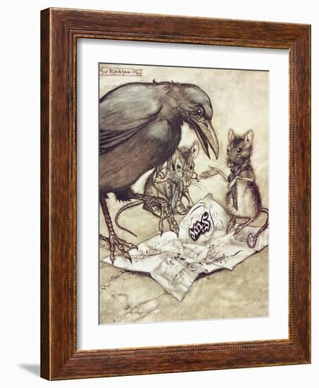 Preposterous!" Cried Solomon in a Rage"-Arthur Rackham-Framed Giclee Print