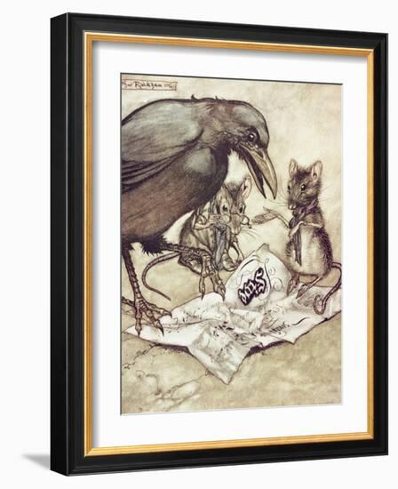 Preposterous!" Cried Solomon in a Rage"-Arthur Rackham-Framed Giclee Print