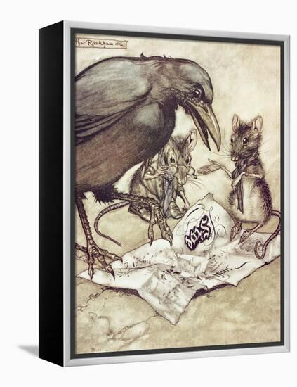 Preposterous!" Cried Solomon in a Rage"-Arthur Rackham-Framed Premier Image Canvas