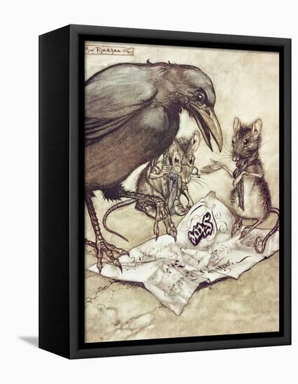 Preposterous!" Cried Solomon in a Rage"-Arthur Rackham-Framed Premier Image Canvas