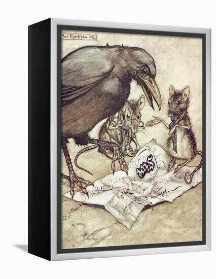 Preposterous!" Cried Solomon in a Rage"-Arthur Rackham-Framed Premier Image Canvas