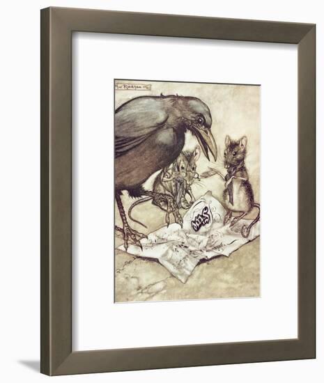 Preposterous!" Cried Solomon in a Rage"-Arthur Rackham-Framed Premium Giclee Print