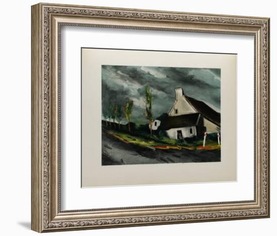 Pres de Beaumont Sur Sarthe, 1954-Maurice De Vlaminck-Framed Collectable Print