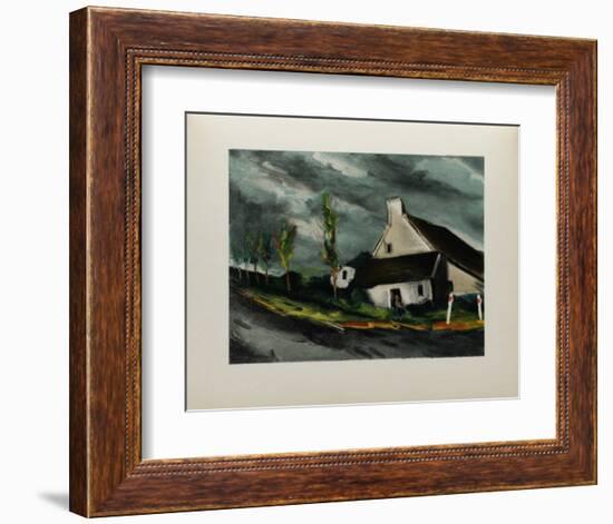 Pres de Beaumont Sur Sarthe, 1954-Maurice De Vlaminck-Framed Collectable Print