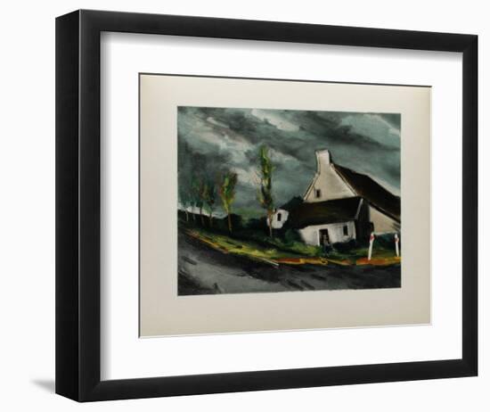 Pres de Beaumont Sur Sarthe, 1954-Maurice De Vlaminck-Framed Collectable Print