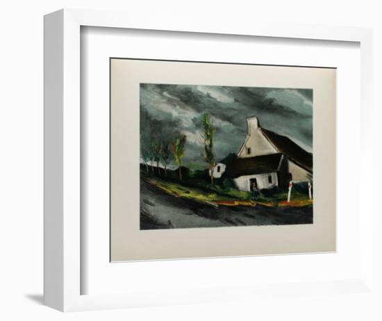 Pres de Beaumont Sur Sarthe, 1954-Maurice De Vlaminck-Framed Collectable Print