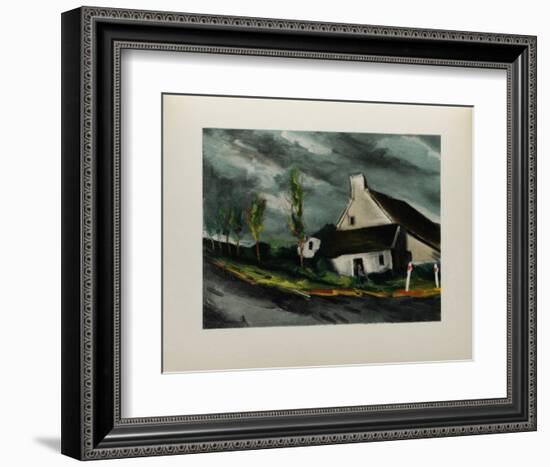 Pres de Beaumont Sur Sarthe, 1954-Maurice De Vlaminck-Framed Collectable Print