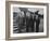 Pres. Dwight D. Eisenhower During His Visit-Ed Clark-Framed Photographic Print