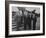 Pres. Dwight D. Eisenhower During His Visit-Ed Clark-Framed Photographic Print