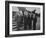 Pres. Dwight D. Eisenhower During His Visit-Ed Clark-Framed Photographic Print