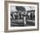 Pres. Dwight D. Eisenhower Playing Golf with George E. Allen-Ed Clark-Framed Photographic Print