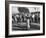 Pres. Dwight D. Eisenhower Playing Golf with George E. Allen-Ed Clark-Framed Photographic Print