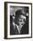 Pres.-Elect John F. Kennedy, on Announcement of Birth of His Son, at Home in Georgetown-null-Framed Photographic Print