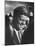 Pres.-Elect John F. Kennedy, on Announcement of Birth of His Son, at Home in Georgetown-null-Mounted Photographic Print