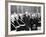 Pres Franklin Roosevelt Singing 'Home on the Range' with American Legion Glee Club of Syracuse, NY-null-Framed Photo