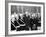 Pres Franklin Roosevelt Singing 'Home on the Range' with American Legion Glee Club of Syracuse, NY-null-Framed Photo