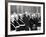 Pres Franklin Roosevelt Singing 'Home on the Range' with American Legion Glee Club of Syracuse, NY-null-Framed Photo