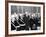 Pres Franklin Roosevelt Singing 'Home on the Range' with American Legion Glee Club of Syracuse, NY-null-Framed Photo