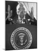 Pres. Harry S. Truman Giving a Speech at a Jefferson-Jackson Day Dinner-null-Mounted Photographic Print