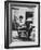 Pres. John F. Kennedy Sitting in Rocking Chair-null-Framed Photographic Print