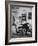 Pres. John F. Kennedy Sitting in Rocking Chair-null-Framed Photographic Print