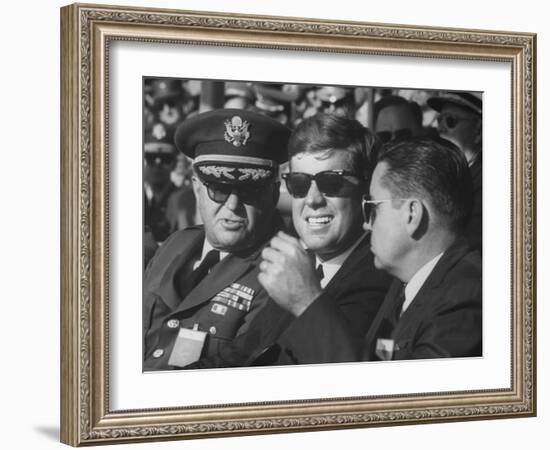 Pres. John F. Kennedy-Ed Clark-Framed Photographic Print