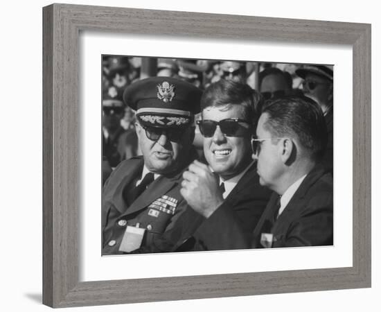 Pres. John F. Kennedy-Ed Clark-Framed Photographic Print