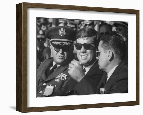 Pres. John F. Kennedy-Ed Clark-Framed Photographic Print