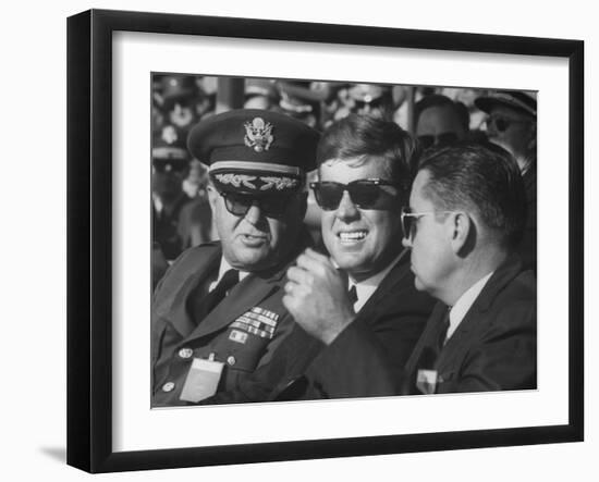 Pres. John F. Kennedy-Ed Clark-Framed Photographic Print