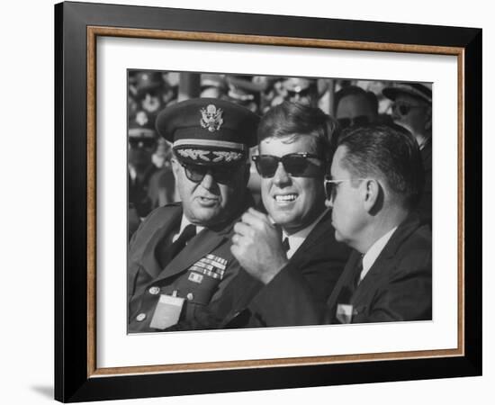 Pres. John F. Kennedy-Ed Clark-Framed Photographic Print