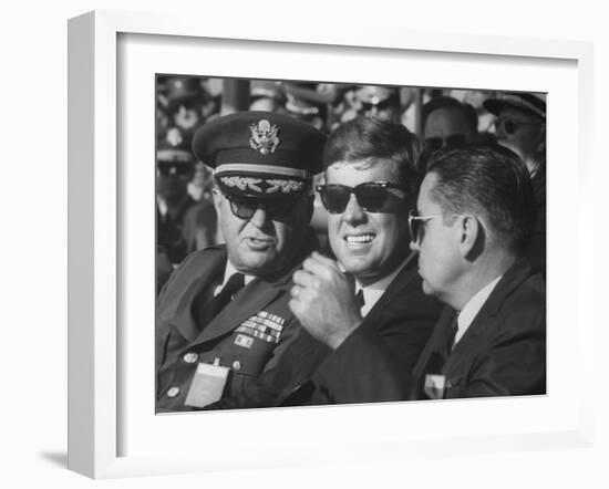 Pres. John F. Kennedy-Ed Clark-Framed Photographic Print