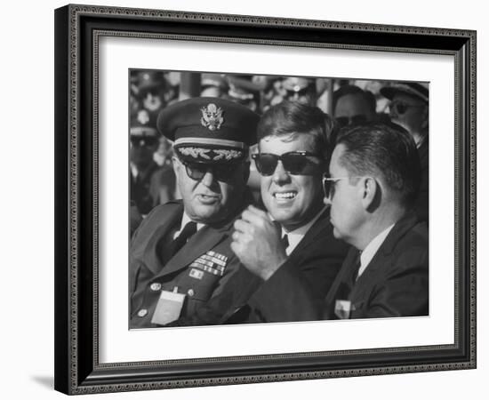 Pres. John F. Kennedy-Ed Clark-Framed Photographic Print