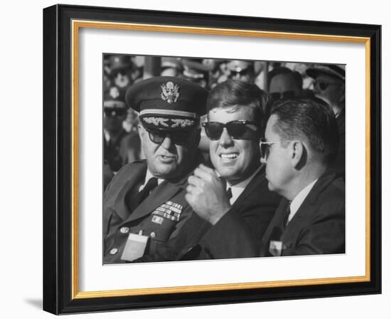 Pres. John F. Kennedy-Ed Clark-Framed Photographic Print