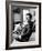 Pres Kennedy Sits in Rocking Chair in Oval Office of White House on 46th Birthday, May 29, 1963-null-Framed Photo