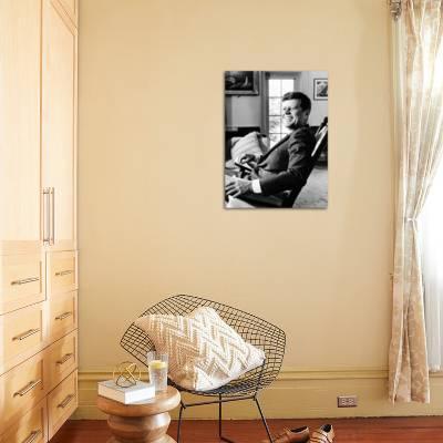 Pres Kennedy Sits In Rocking Chair In Oval Office Of White House On 46th Birthday May 29 1963 Photo By Art Com
